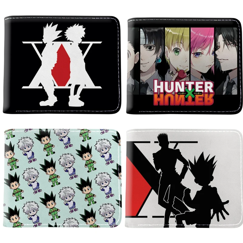 

HUNTER×HUNTER Anime Theme Large Capacity Coin Purse Full Color Printed Short Wallet Portable Card Holder Mini Clutch Bag