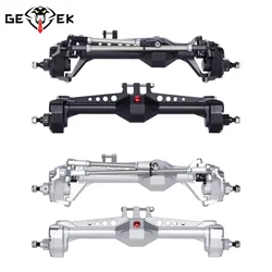 Eje de Portal delantero y trasero de aluminio mecanizado para 1/10 RC Crawler Vanquish VS4-10 Phoenix F10 LCG piezas de mejora de chasis