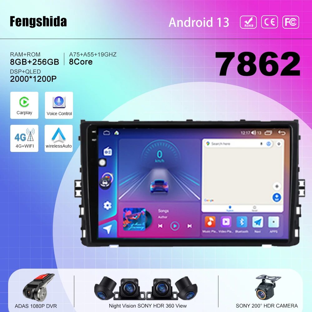 Android For Volkswagen VW T-Cross MQB POLO Lavida Tharu Tyrone T-ROCK Bora Nirus 2019 2020 carRadio multimedia player navigation