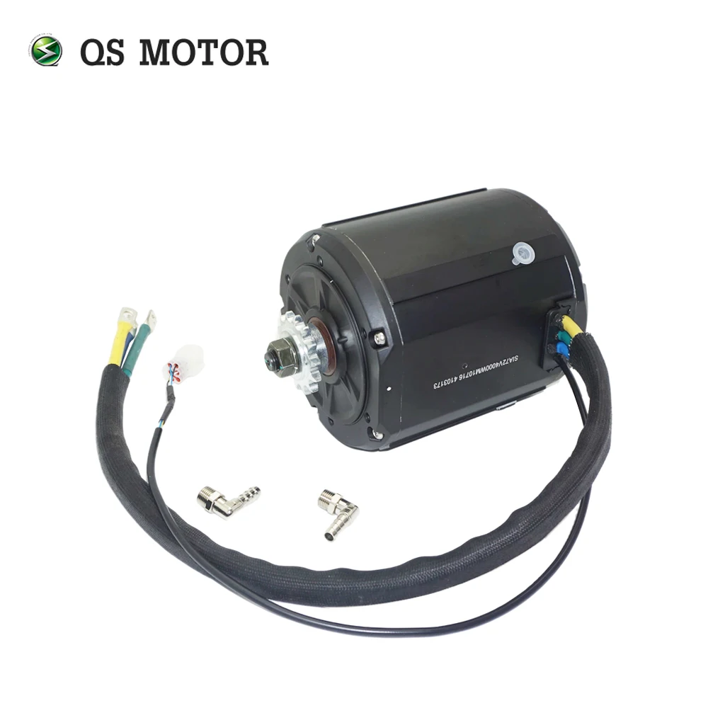 QS 모터 액체 냉각 QS138 4000W 90H 7500W 최대 연속 72V 110KPH PMSM 미드 드라이브 모터 변환 키트, 전기 ATV용