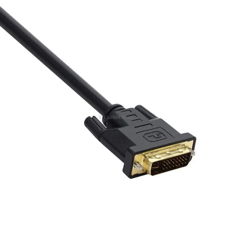  Quality DVI 24+5 Male To Female Y Splitter Adapter Supports 1080P Resolution