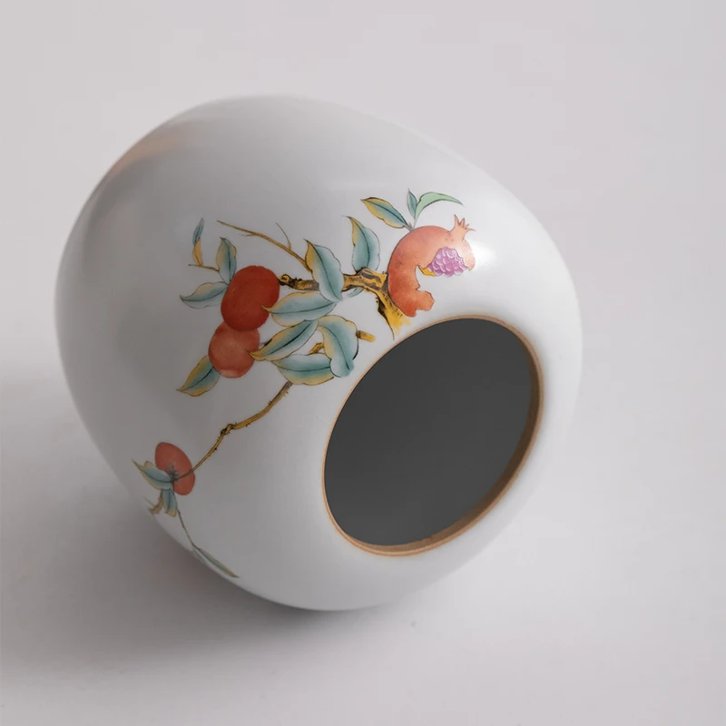 Ceramic vase in Chinese traditional style, Ru Kiln type, with iron wire for water cultivation,for placing fresh flower