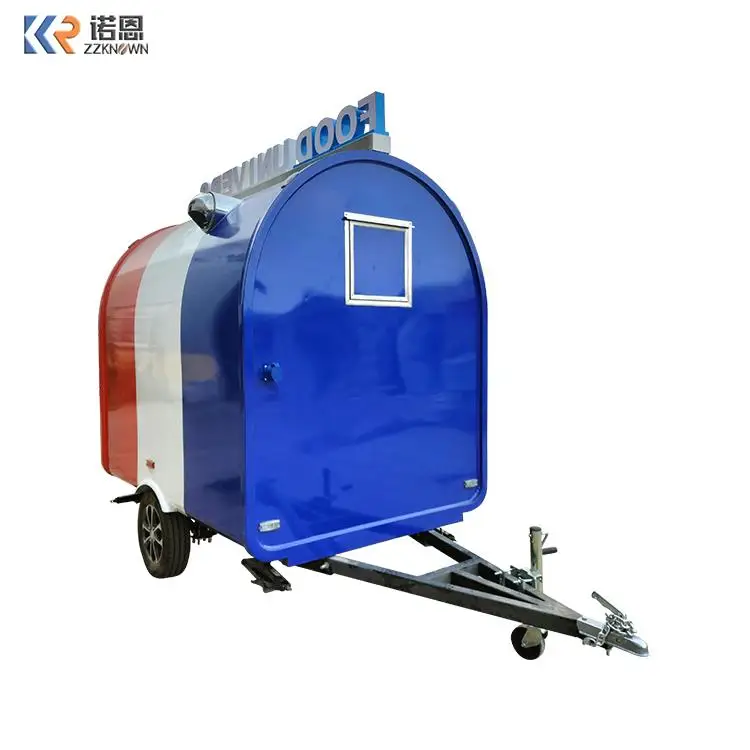 Custom Fully Equipped Coffee Ice Cream Food Cart Mobile Kitchen Fast Food Trailers