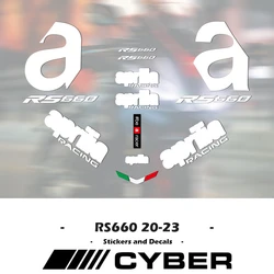 For Aprilia RS660 RS 660 RS660 Motorcycle Fairing Shell Sticker Decal Customized Line Hollow Full Car Logo