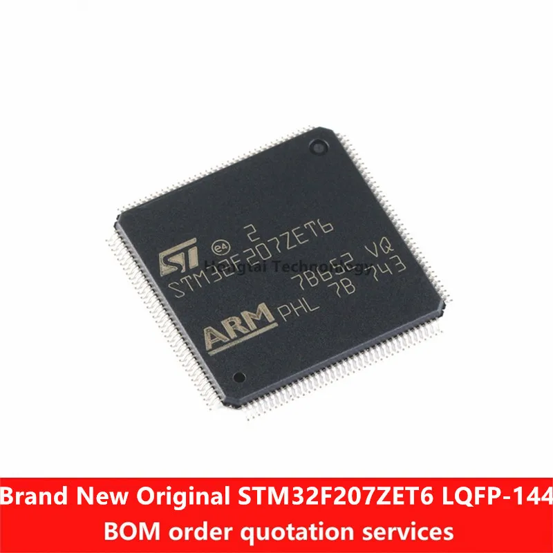 Original Genuine STM32F207ZET6 LQFP-144 ARM Cortex-M3 32-bit Microcontroller MCU