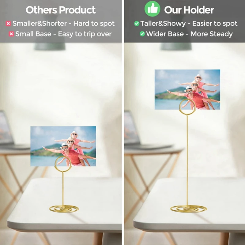 حاملات أرقام الطاولات لحفلات الزفاف ، حامل بطاقة المكان ، حاملات رقم الطاولات الطويلة ، حفل التخرج ، من 60 *