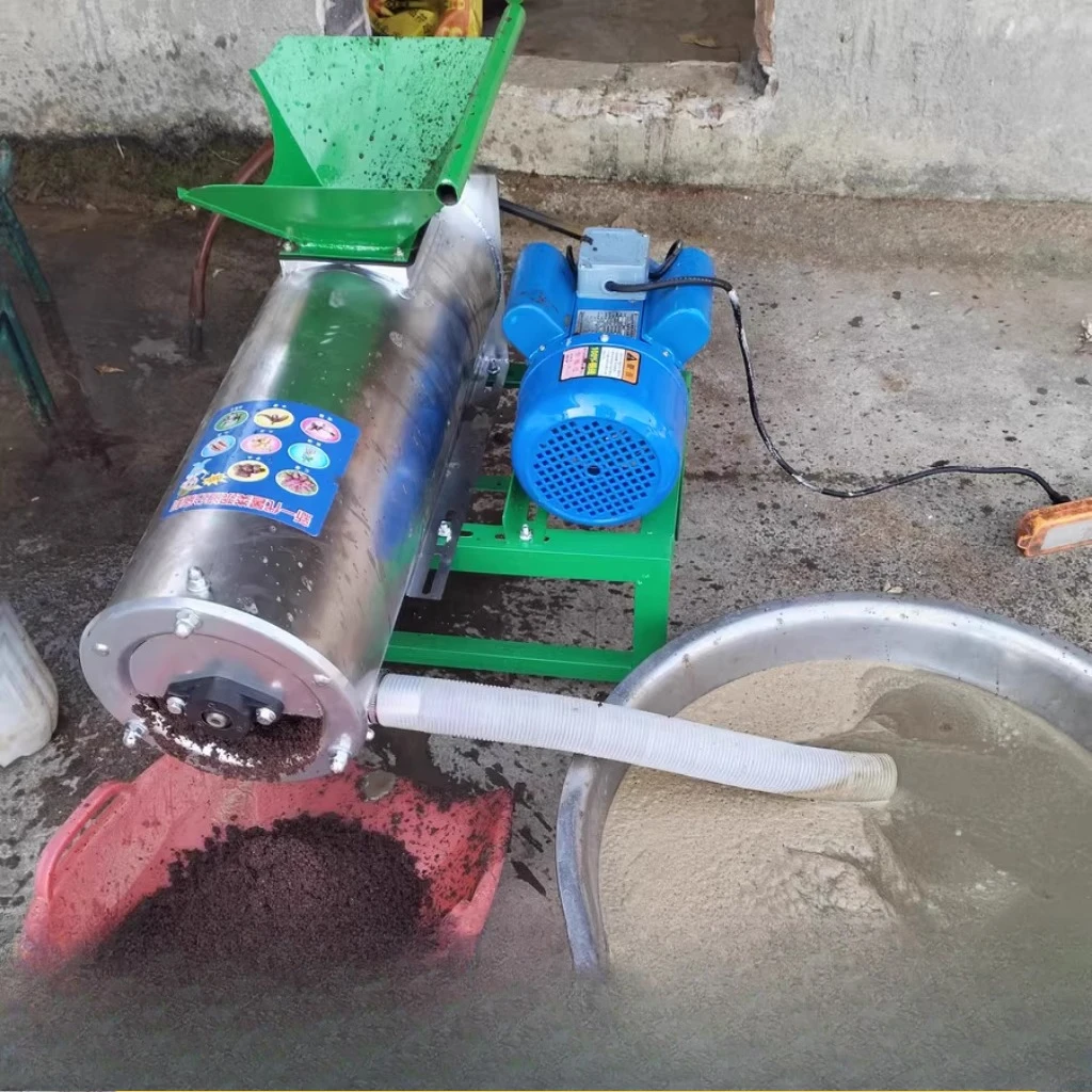 Peanut bran rapeseed cake fish protein fermentation water and fertilizer, slag water separation, water and fertilizer