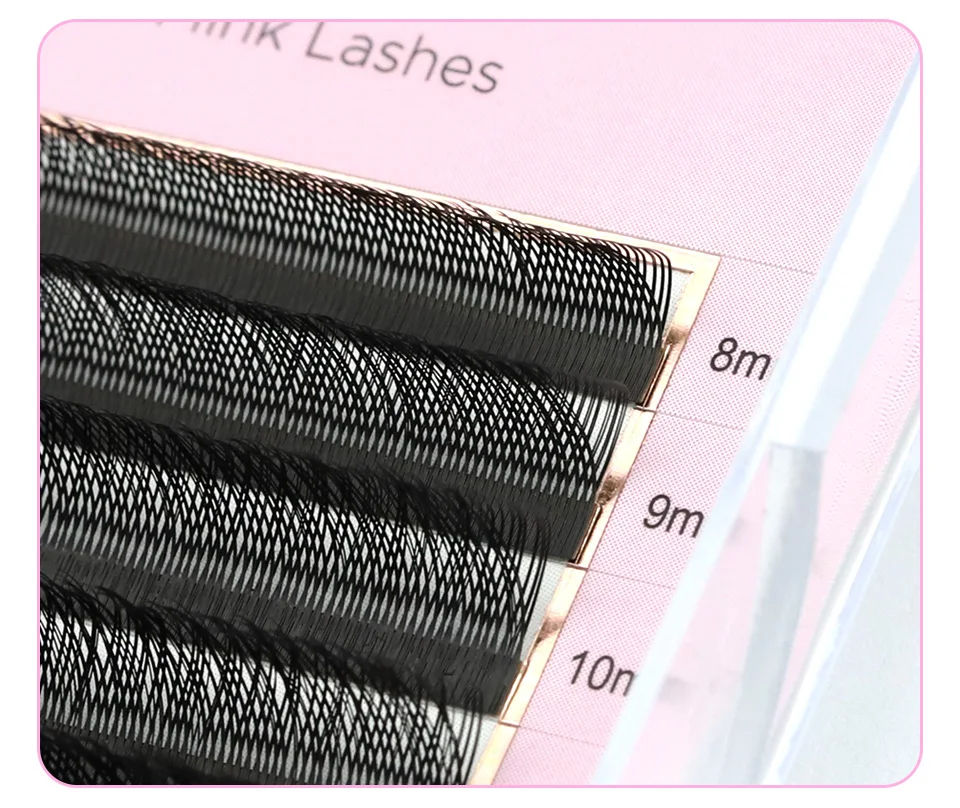 Yy einzelne Wimpern w geformte Blüte 2d 3d 4d automatische Blüte vorgefertigte Fans Wimpern verlängerungen weiches Licht blühende Cillios – Detail 23