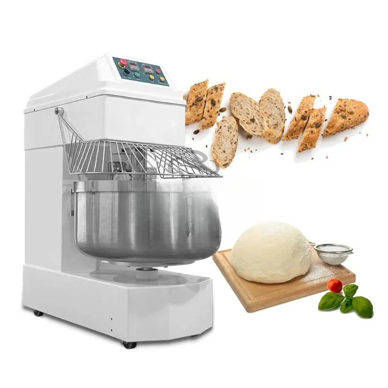 Commercial Large Dough Mixer Large Capacity 100kg Large Dough Mixer Two-speed Double-action Multi-function Automatic Dough Mixer