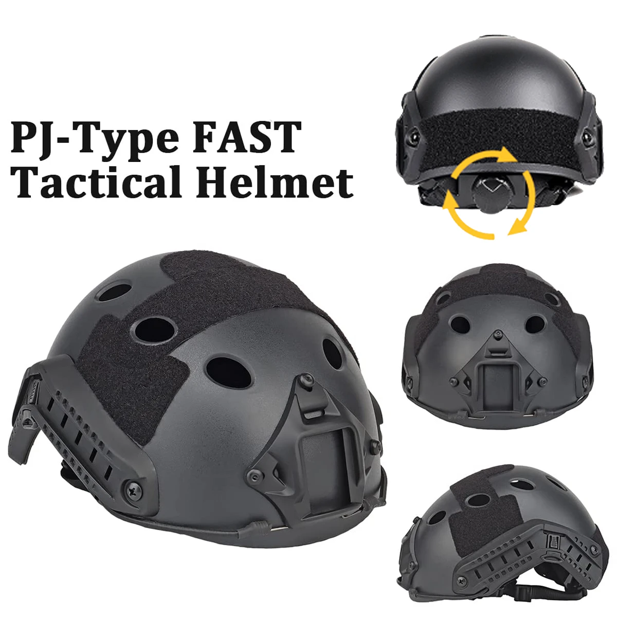 AQzxdc Tactical Fast Helmet with Tactical Mask and Visor for Airsoft Paintball CS Games Outdoor Sports