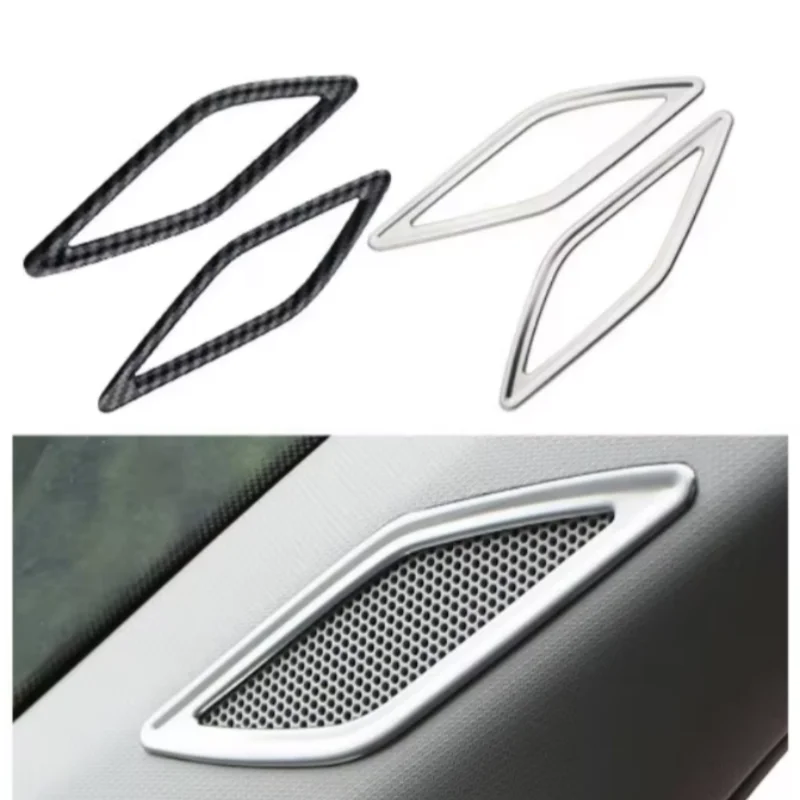 

2Pcs Car Front Pillar Speaker Cover Frame For VW Volkswagen Tcross T-cross 2018-2022 Sticker Accessories
