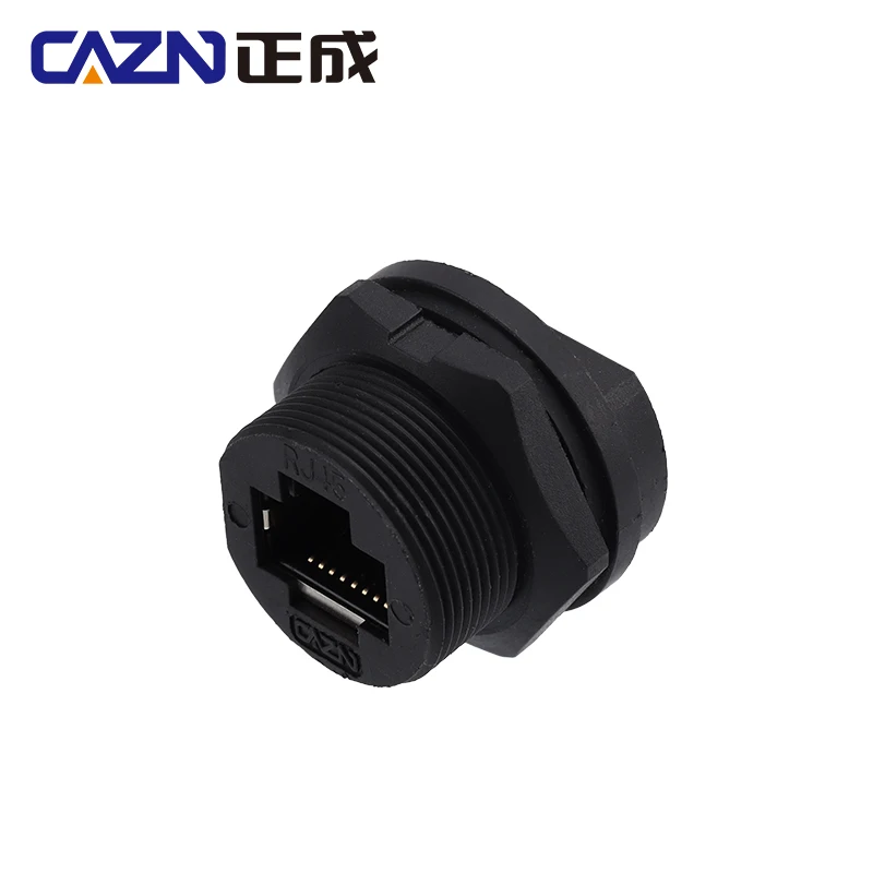 CAZN RJ45 Female Rear Mount PCB Receptacle RJ45 PCB connectors