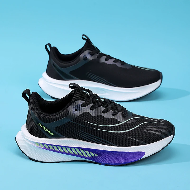 Women's Road Running Shoes, Lightweight Low-Top Lace-Up Training Shoes, Stylish and Versatile, Comfortable and Durable, Suitable for Running, Hiking, Fitness, and Everyday Wear - Comfortable for All Seasons, Hiking Shoes, Fashionable Sports Design, Breathable Sneakers