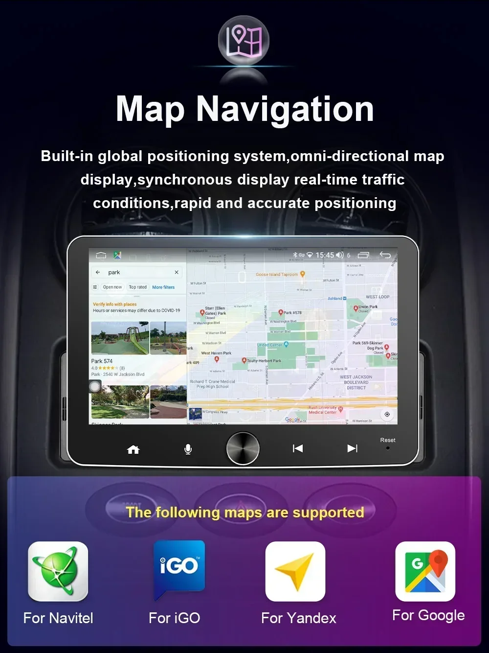 Single 1 Din 7 Inch Android Car multimedia Radio Player Android Auto CarPlay Navigation WIFI EQ MP5 Player BT Stereo Head unit
