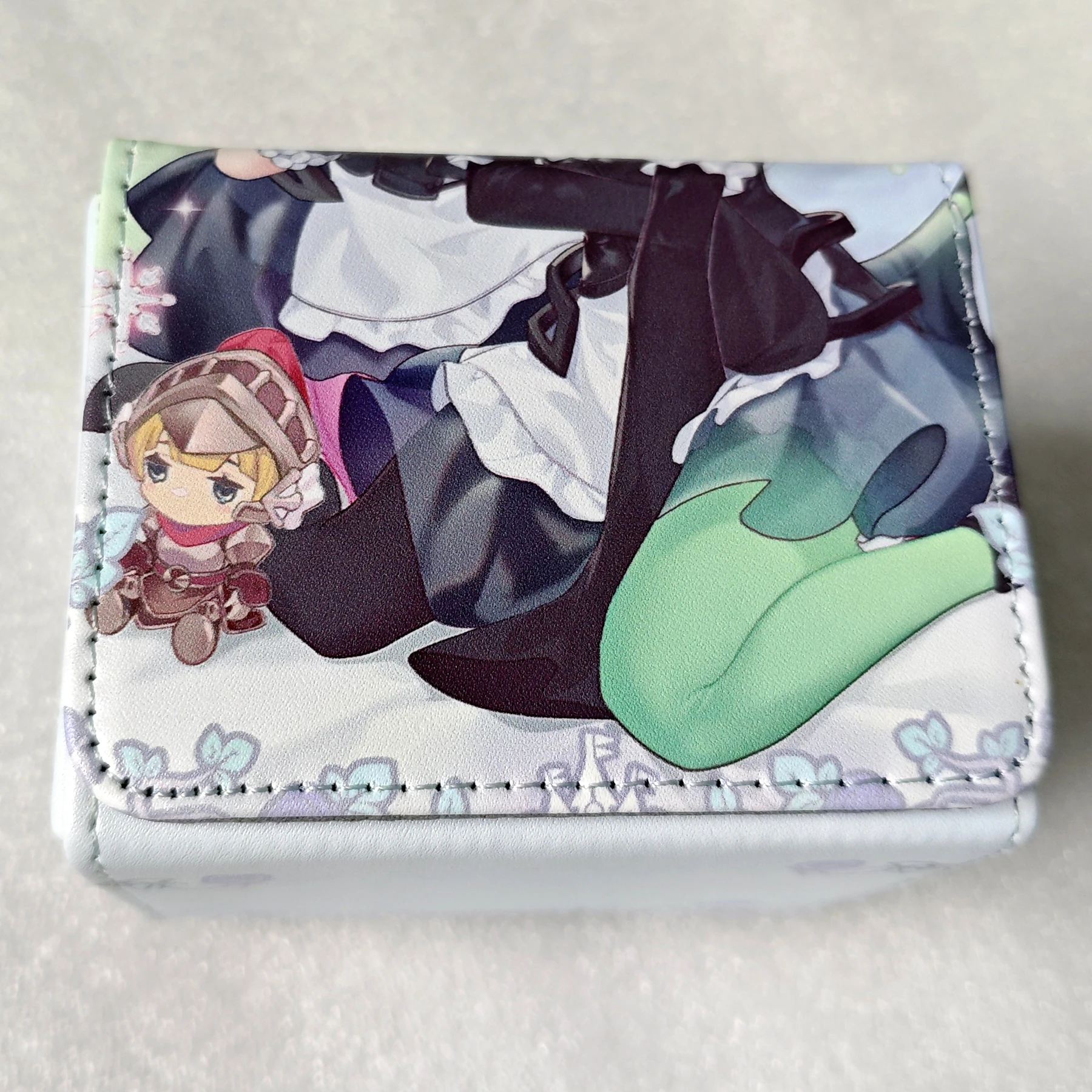 Yugioh Silver Castle Arianna Labrynth Deck Box Yu-Gi-Oh! TCG OCG PTCG Trading Cards Protector Case Pu Leather Storage Box 100+