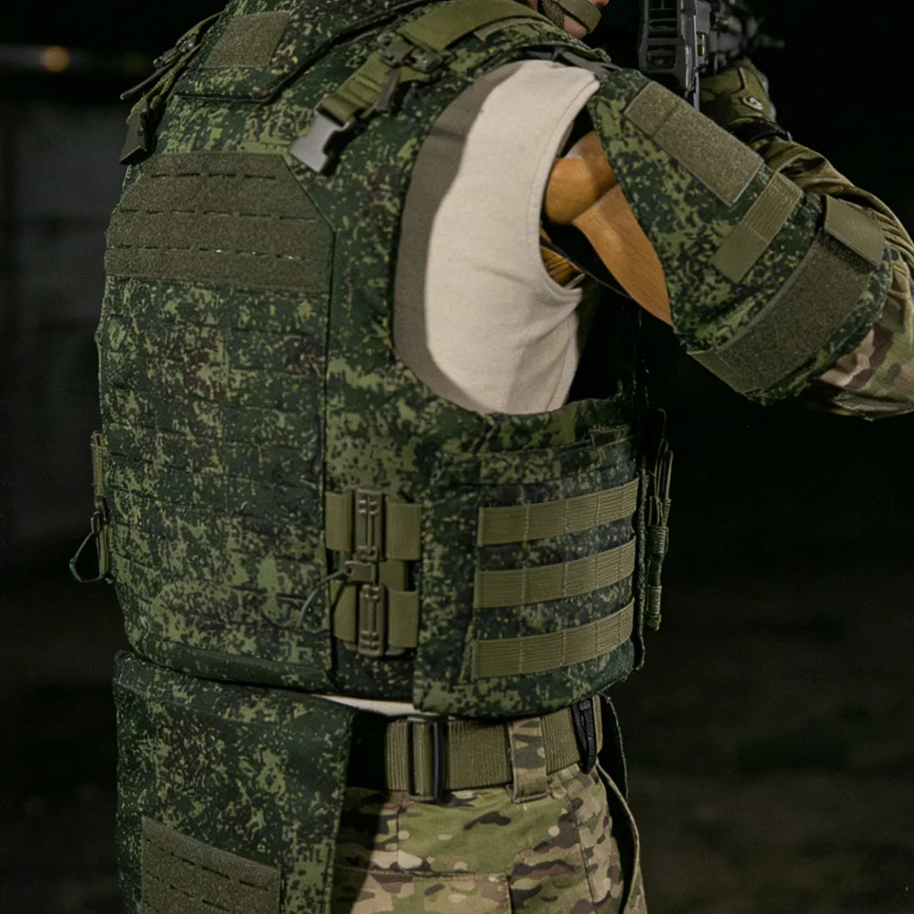 Tactical Carrier Combat Soft Armor Chalecos Anti Stab Laser Cutting Full Defense Vest Multifunctional Outdoor Gear Training Suit