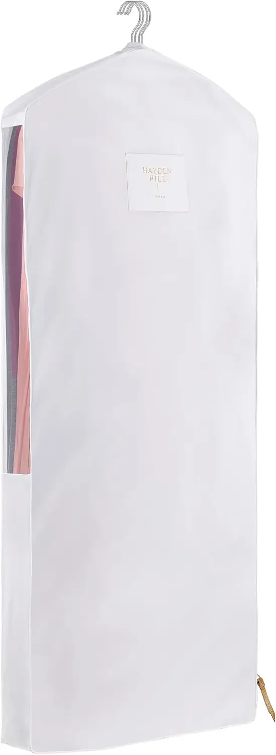 

Luxury Organic Cotton Garment Storage Bag - Long 58 Inch Dress Bag - Breathable & Moth-Proof For Full Length Dresses & Coats