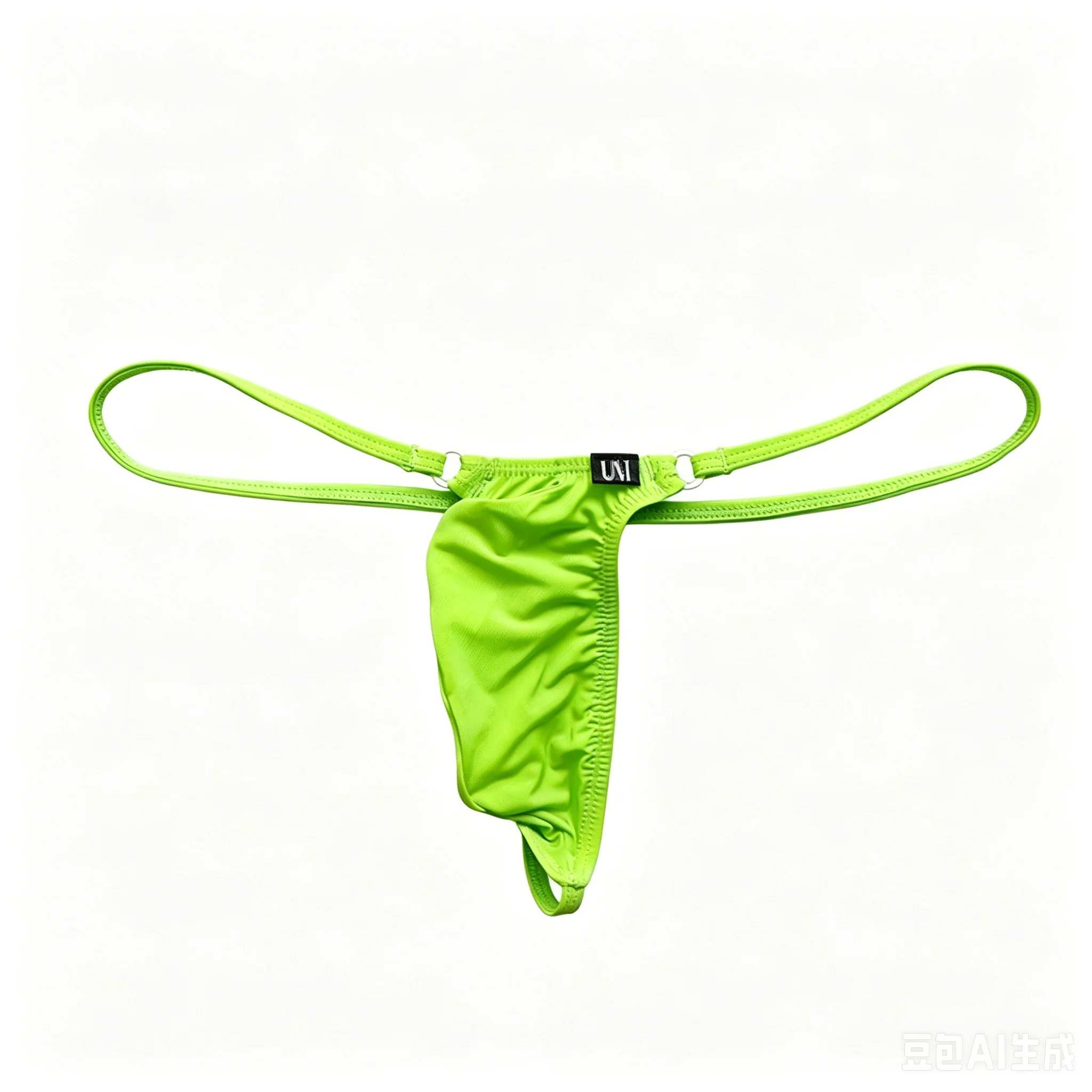 Men's Ice Silk Thongs, Low Rise Adjustable Strap U-Pouch Daily Underwear