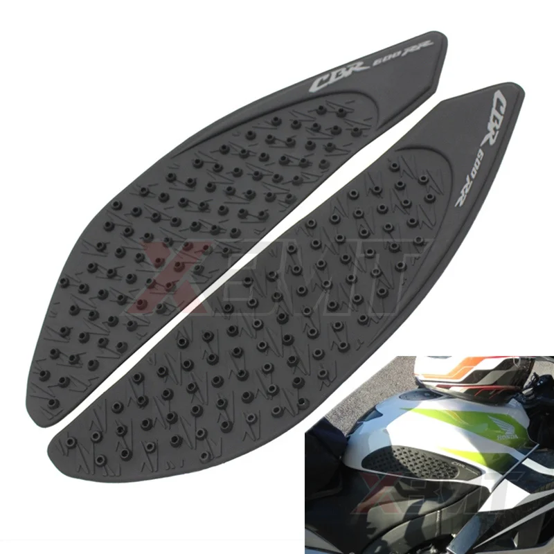 

Motorcycle Anti Slip Tank Pad Stickers Gas Knee Grip Traction Side Decals For Honda CBR600RR F5 2007-2012