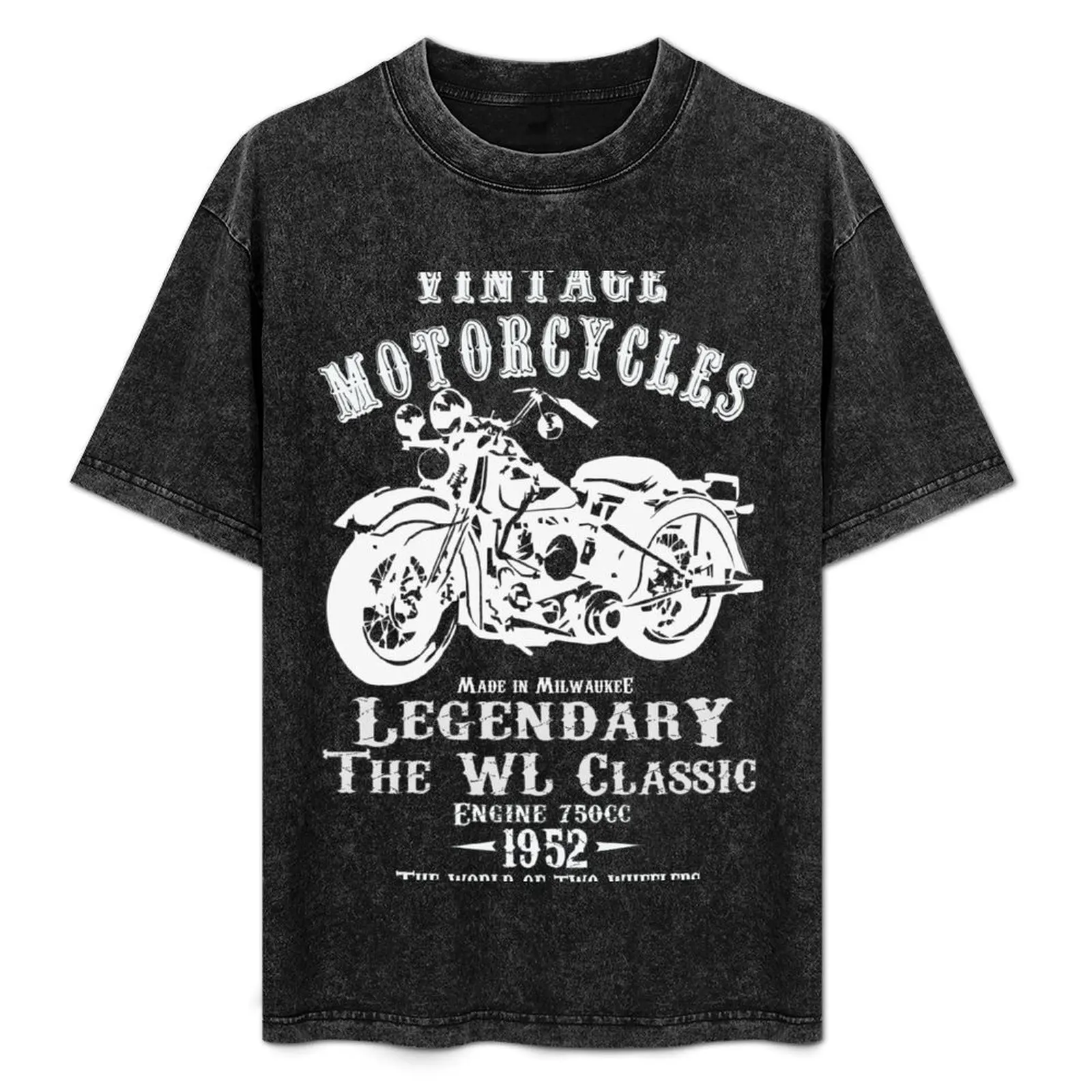 

Legendary WL Classic Motorcycle 1952 T-Shirt anime figures korean fashion anime stuff Men's t-shirt