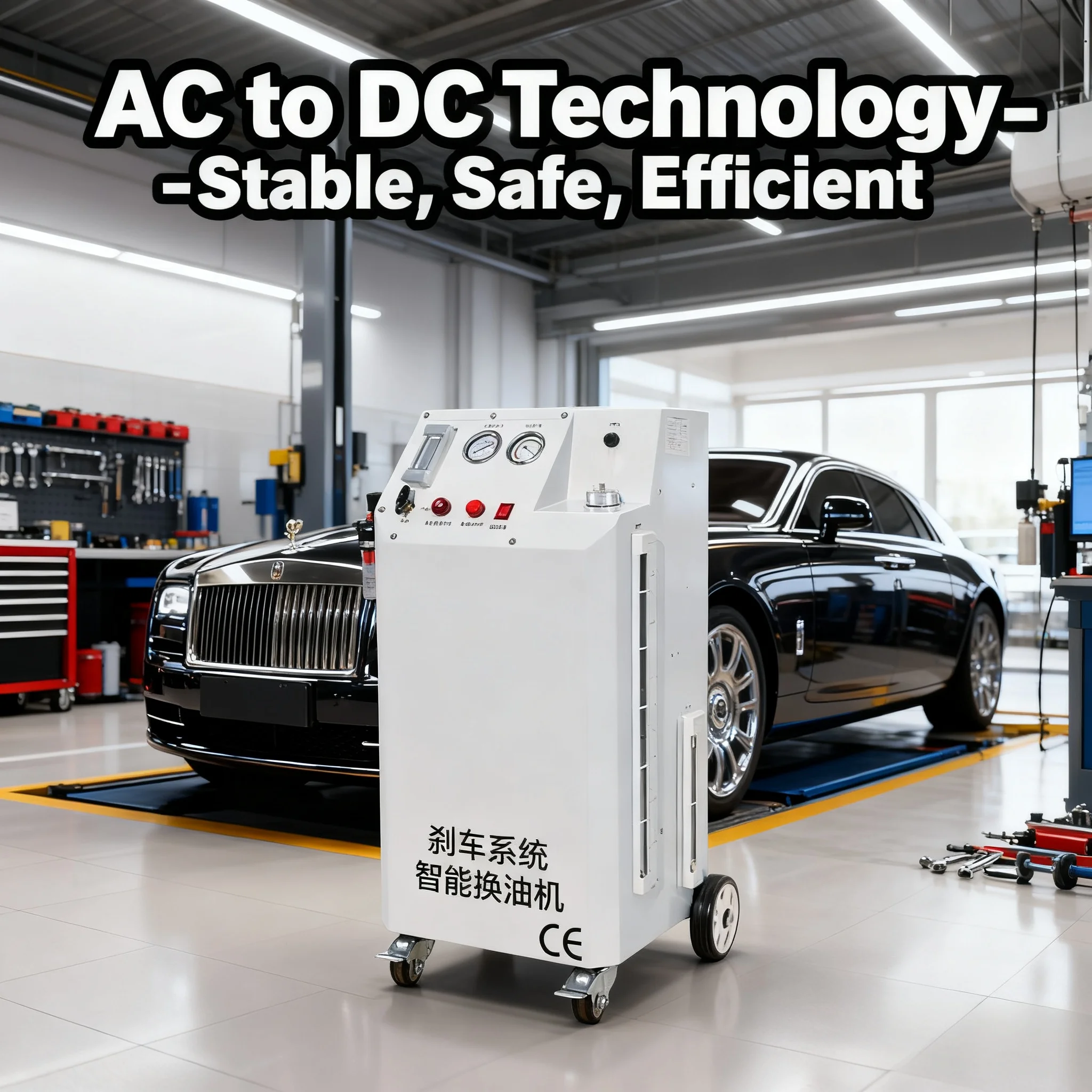 BX-20D Intelligent Auto Care Equipment Various Models Oil Change Braking System Brake Fluid Flush Machine AC 220-240V 80W