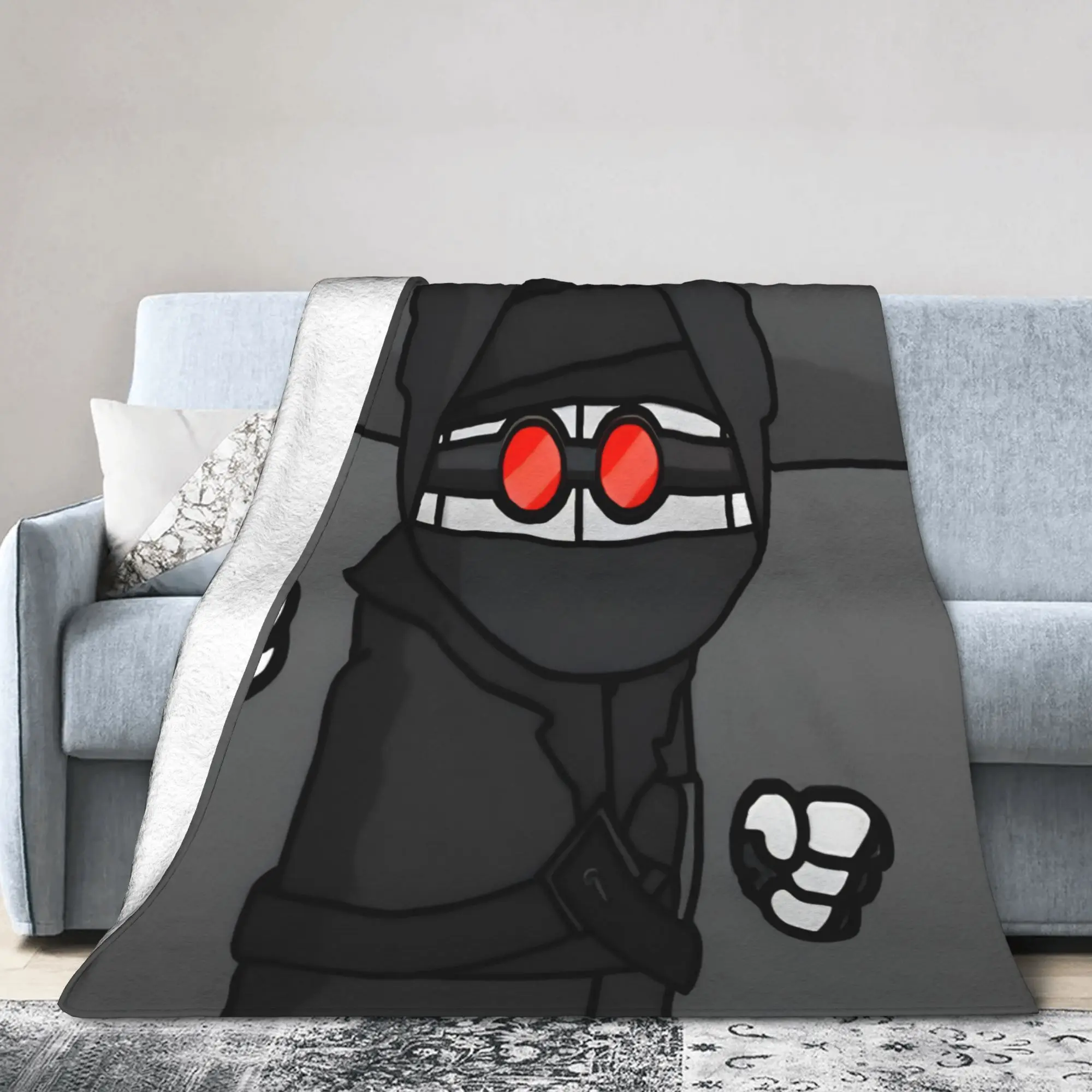MADNESS COMBAT Hank Blanket Fleece  Relax Ultra-Soft Throw Blankets for Bed Rug Piece