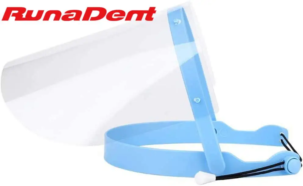 

10pcs Dental Protective Face Dental Face Shield 1 Shelf 10Pcs Detachable Face Shield Anti-Fog Dustproof Replacement Covers