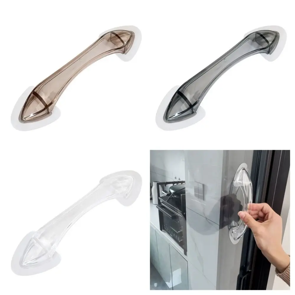 Minimalist Self-adhesive Door Handle Non-slip Safe Grip No-punching Door Handle Traceless Plastic Door Pull Sliding Window