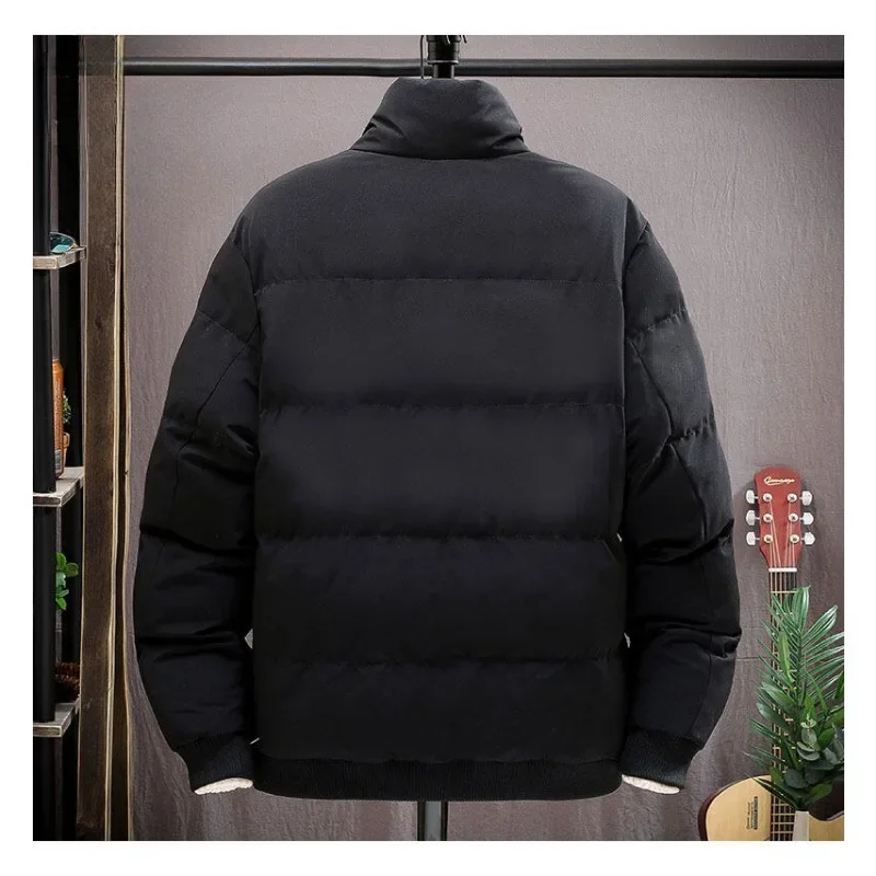 Chaqueta de algodón para hombre, prendas de vestir exteriores de venta directa de fábrica, tendencia Popular, cuello alto, ropa informal gruesa de