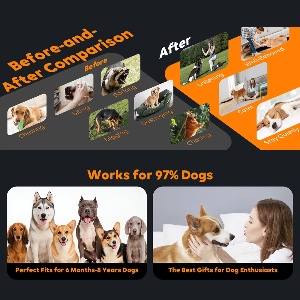Repelente ultrasonico para perros - Entrenador 2 en 1 con LED - imagen 4
