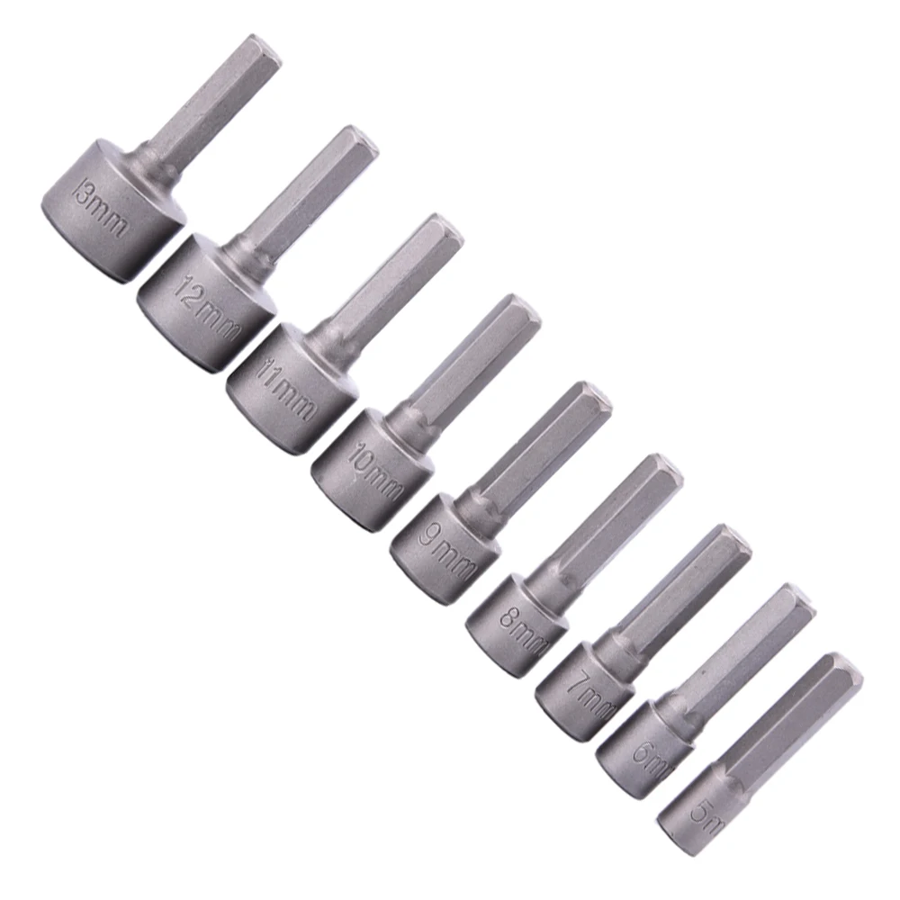 Powerful Socket Inner Hexagonal Wrench Hexagonal Handle Screwdriver Socket Extension Rod Pneumatic Screwdriver Insert Tool Set view 5