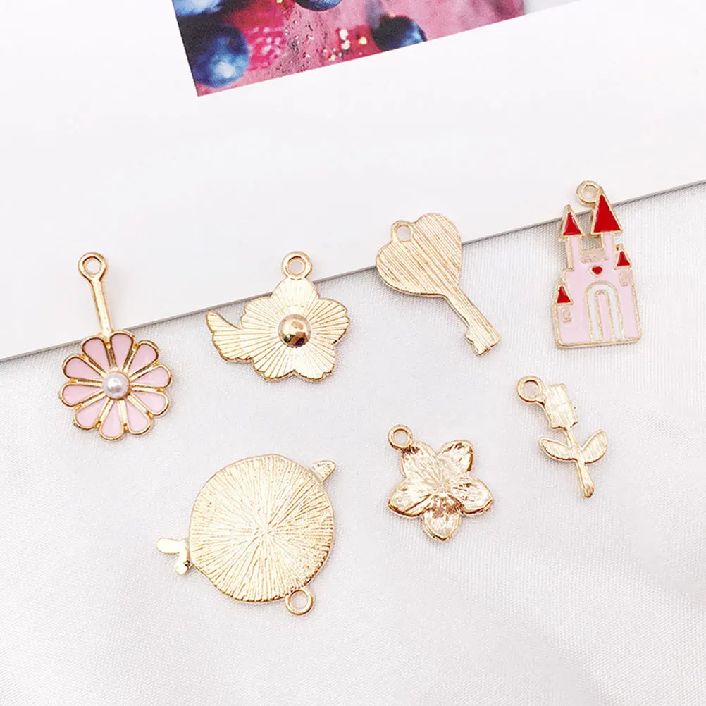 

31 шт., серия в виде ракушек, мультяшный кулон, подвески из цинкового сплава, серьги «сделай сам», ожерелье, браслет, креативный набор для изготовления ювелирных изделий