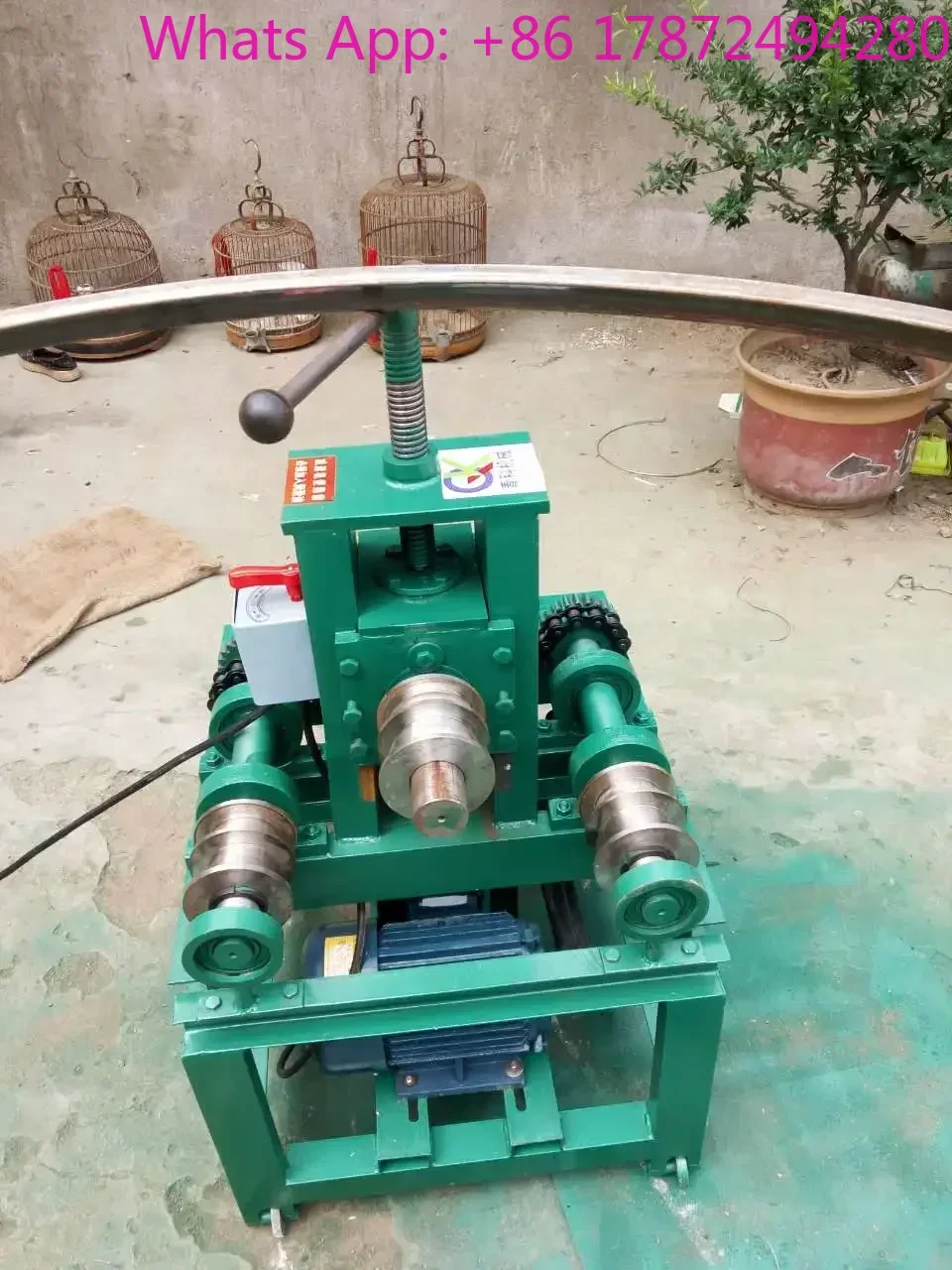 

all-Sized Greenhouse Pipe Bending Machine: Multi-Function Hydraulic Press Bending Machine for Round and Square Pipes