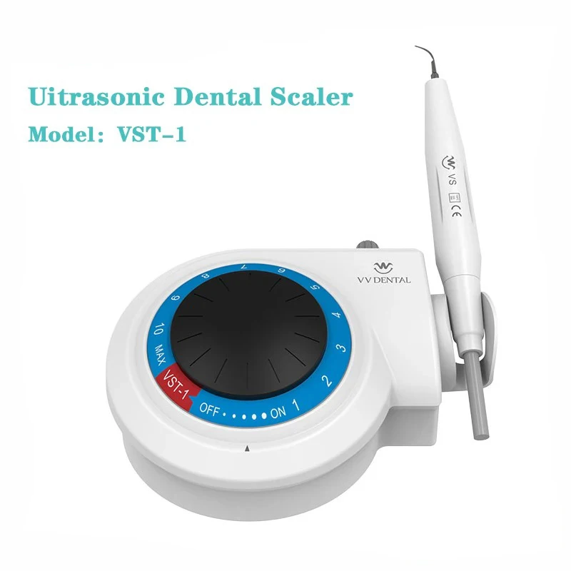 VVDental Ultrasound Dental Scaler With Handpiece and 5 Tips Calculus Cleaner Oral Care Tooth Cleaner Ultrasonic Scaler