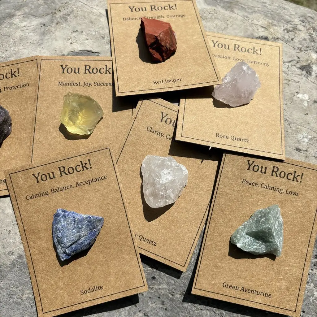 

Choose Your Crystal for Your Situation – Assorted Natural Healing Stones for Calm, Focus & Luck, Energy Support