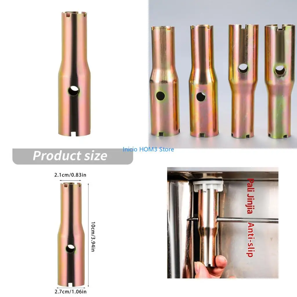 A5YD Ergonomic Handle Faucet Socket Wrenches Carbon Steel Tap Wrenches for Smooth Turning and Long Time Performances