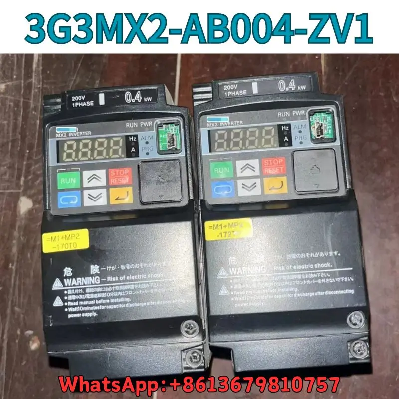 

Used 3G3MX2-AB004-ZV1 frequency converter 0.4KW test OK Fast Shipping