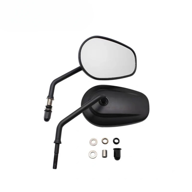 Motorrad zubehör Retro ovaler Rückspiegel