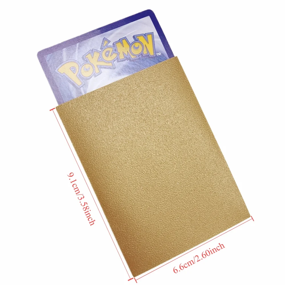 100pcs Premium Trading Card Sleeves 66x91mm 2.5"x3.5" Standard Sized Board Game Cards for MTG Magic Gathering Lorcana Game Card