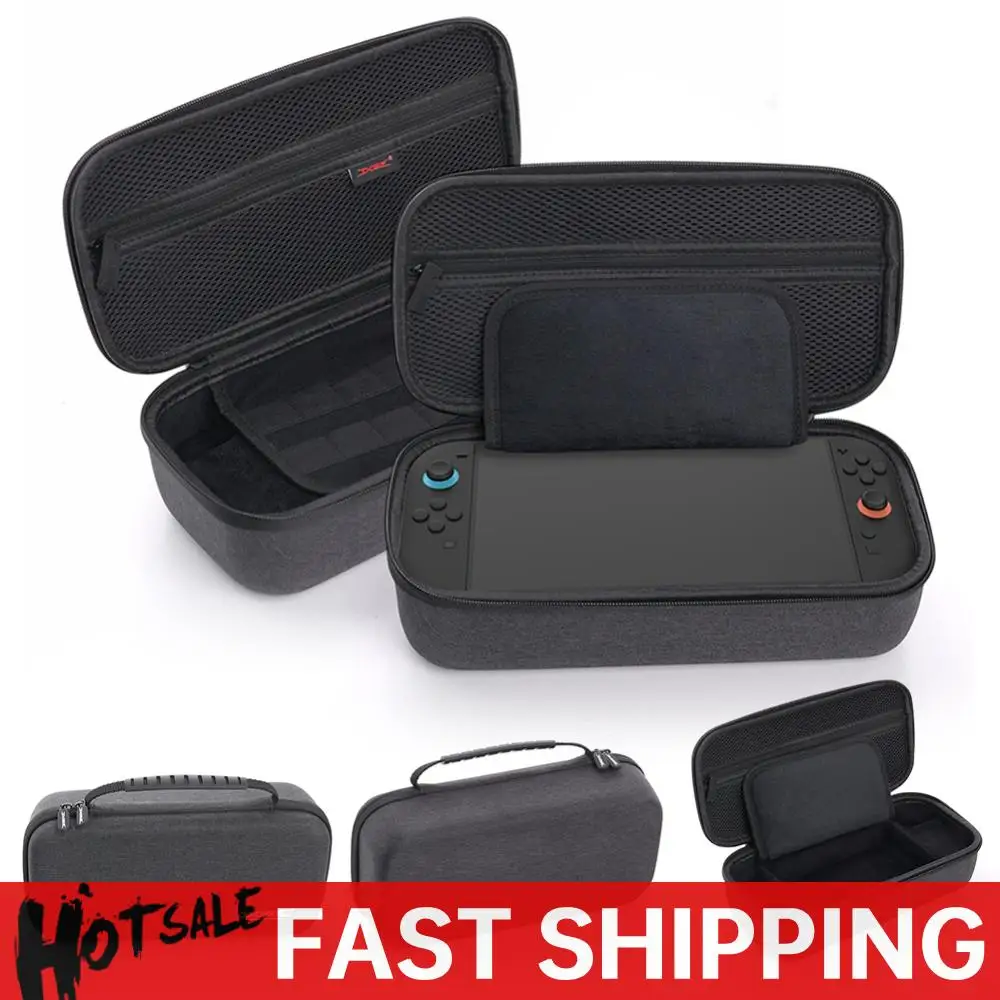 Carrying Case with 8-Bit Game Cartridge Storage Box Portable Storage Bag Protective Travel Bag for Switch 2 NS2 Game Console