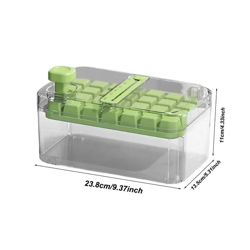 Ice Tray For Freezer Square Small Ice Tray With Lid And Storage Box Ice Cubes Making Tool Easy Release Ice Cubes Press Mould For