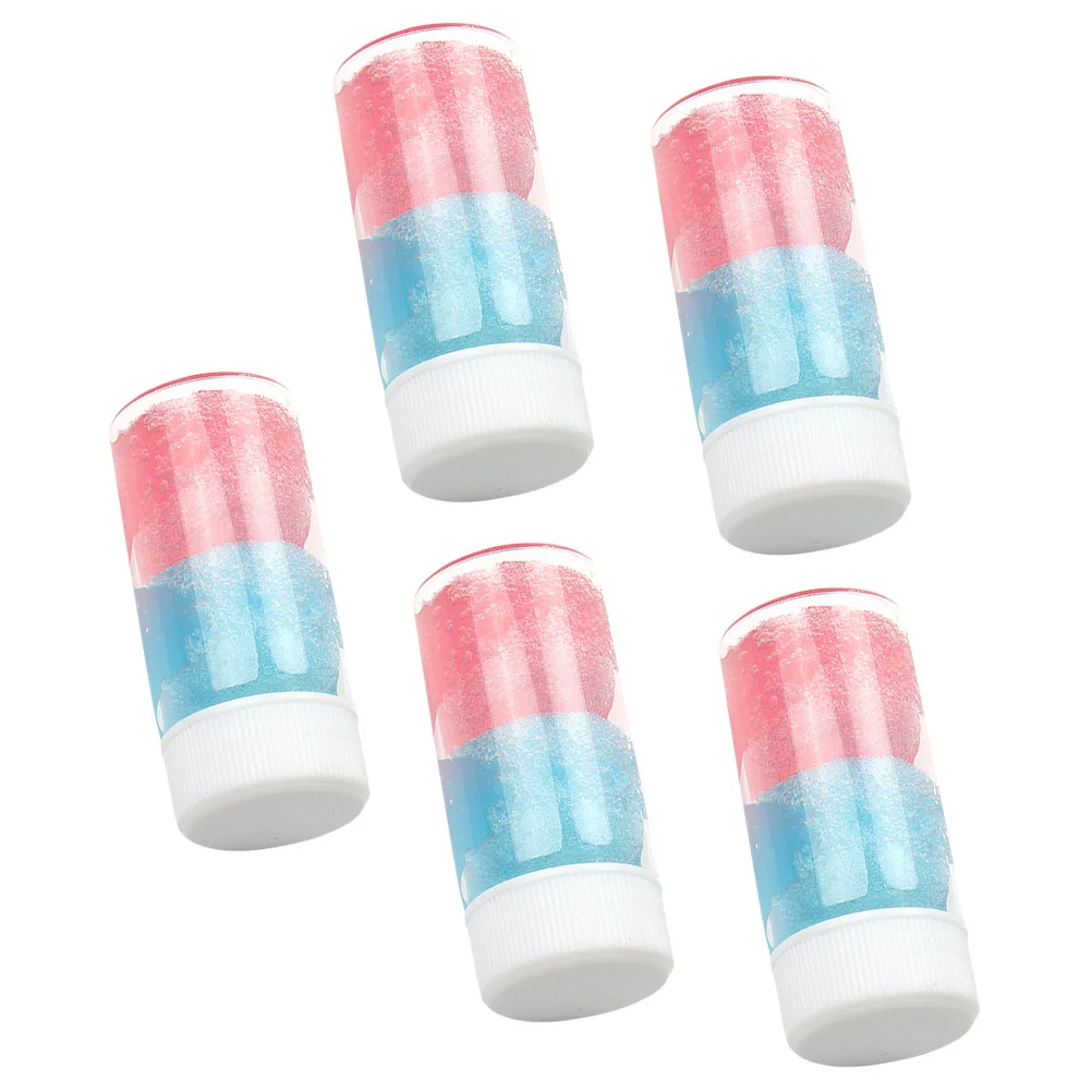 5 pezzi 30 ml liquido per pulizia ciglia set di ricarica di grande capacità per estensione ciglia bigodino forniture pinzette liquido per pulizia