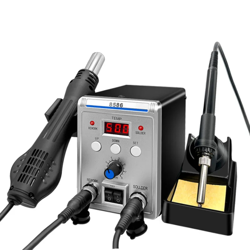 

Hot air gun welding table, high-power digital display dismantling welding table, electric soldering iron maintenance set