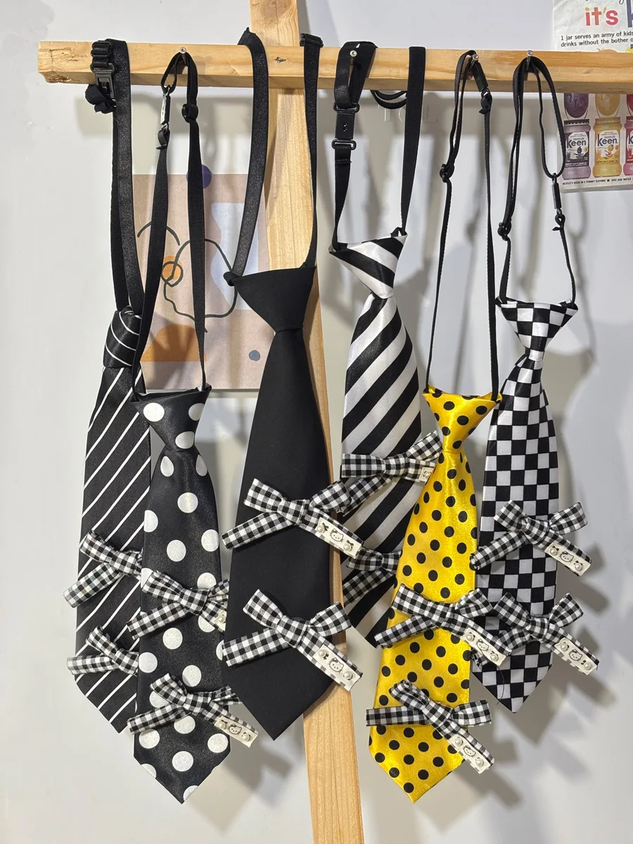 laco-feminino-artesanal-diy-sem-amarrar-preto-e-branco-com-perolas-estilo-colegial-coreano-fofo-e-doce-largura-media