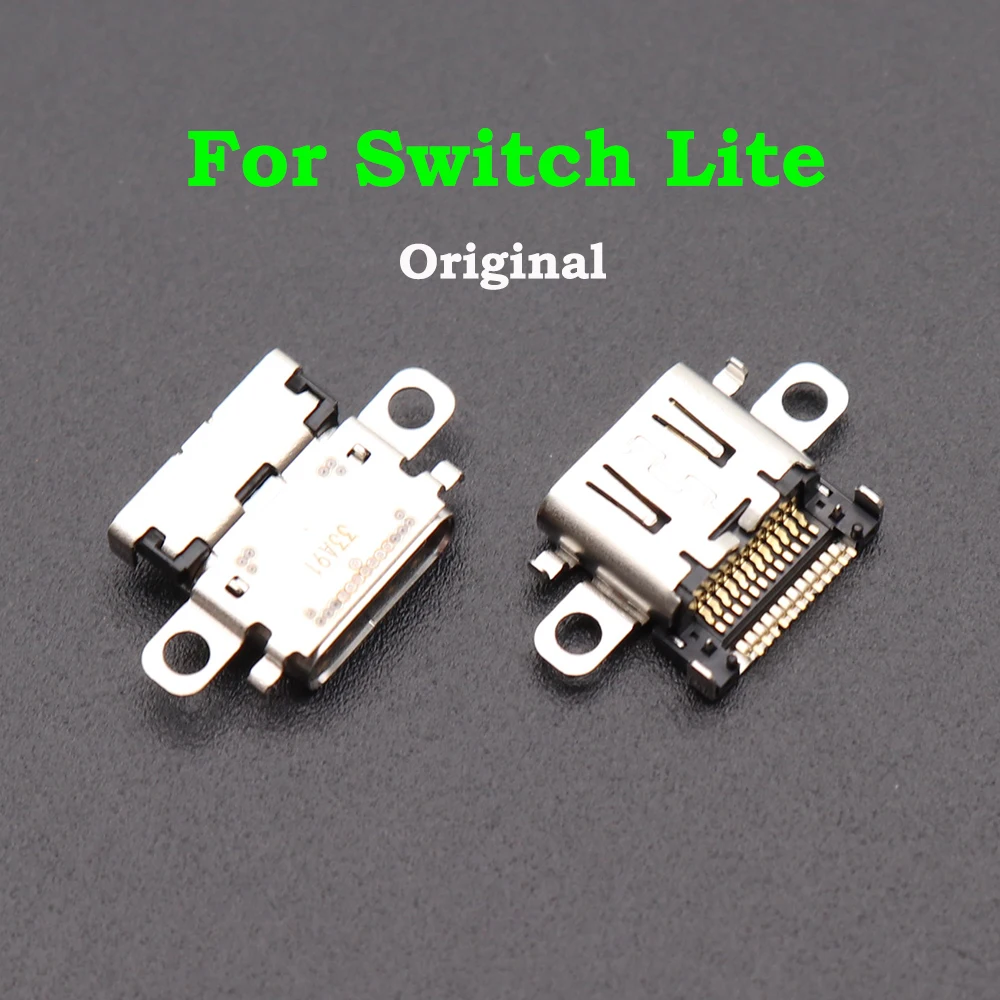 Original New for NS Nintendo Switch Lite OLED Console USB Type-C Power Charging Socket Port Connector