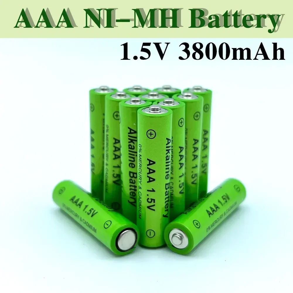 

2024up-to-date1.5V AAA Battery3800mAh Rechargeable Battery NI-MH Battery for Clocks Mice Computers Toys So On