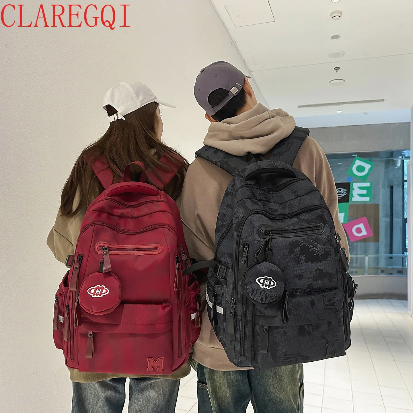 backpack for kids Nylon large capacity Work trip be on foot Light and durableGiftsforchildren High quality multi color selection