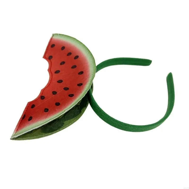 M6CD Fruit Watermelon Stirnband Accessoire für Sommerveranstaltungen und Tanzshows