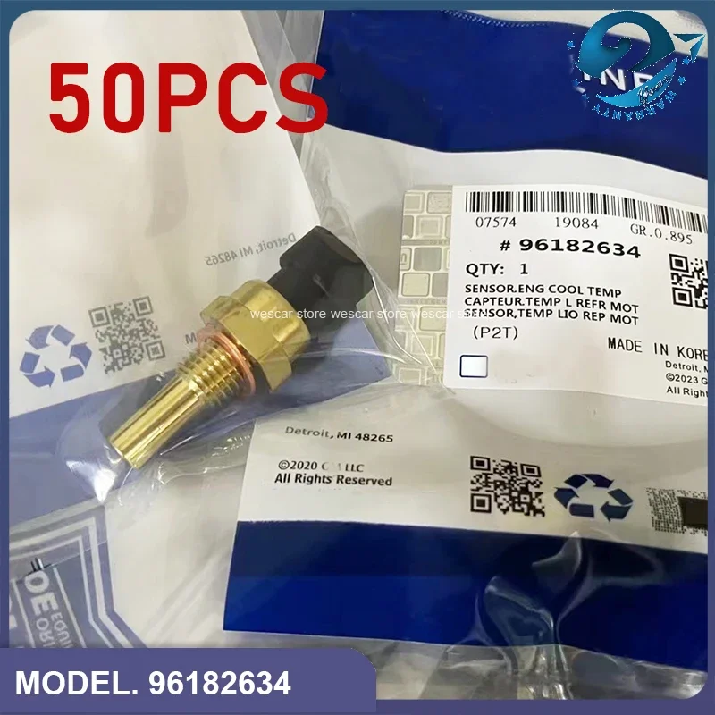 50szt Czujnik temperatury płynu chłodzącego do Daewoo Chevrolet Cruze Express Cadillac Buick Pontiac GMC Opel Vauxhall OEM # 96182634