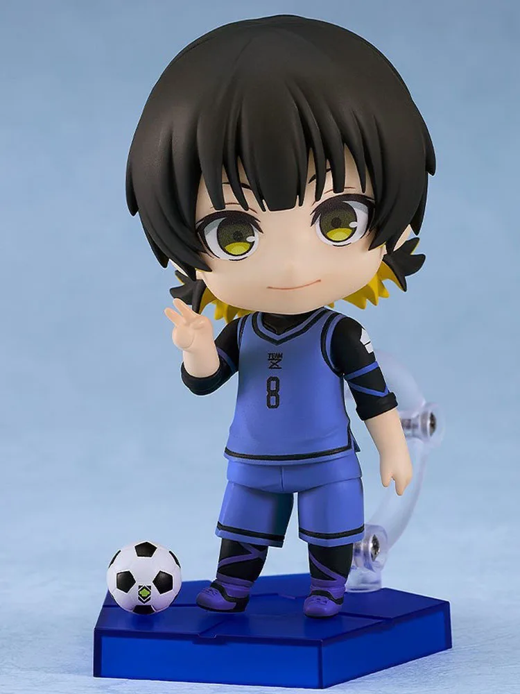 Neue Q-Version 2658 #   Bachira Meguru Blue Lock Anime Figuren Sammlerstück Bewegliches Modell Puppenset Spielzeug Desktop-Kollektion Geschenk